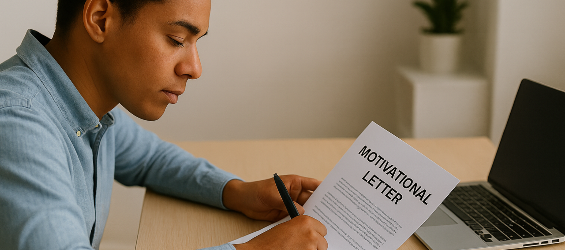 Free Motivational Letter Template